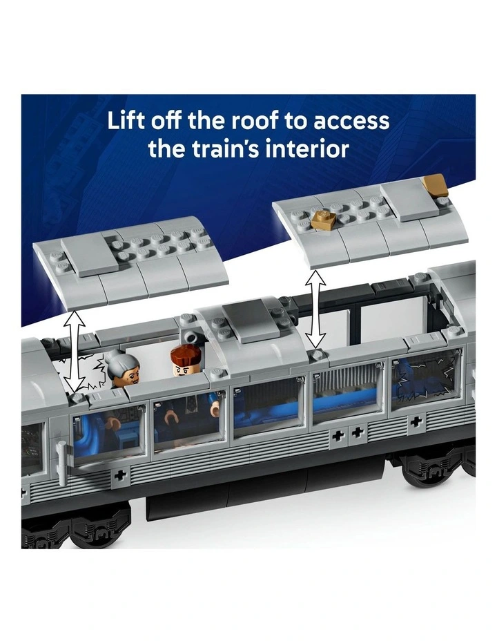 Super Heroes Marvel Spider-Man vs. Doc Ock Subway Train Scene 76321 Toy image 6