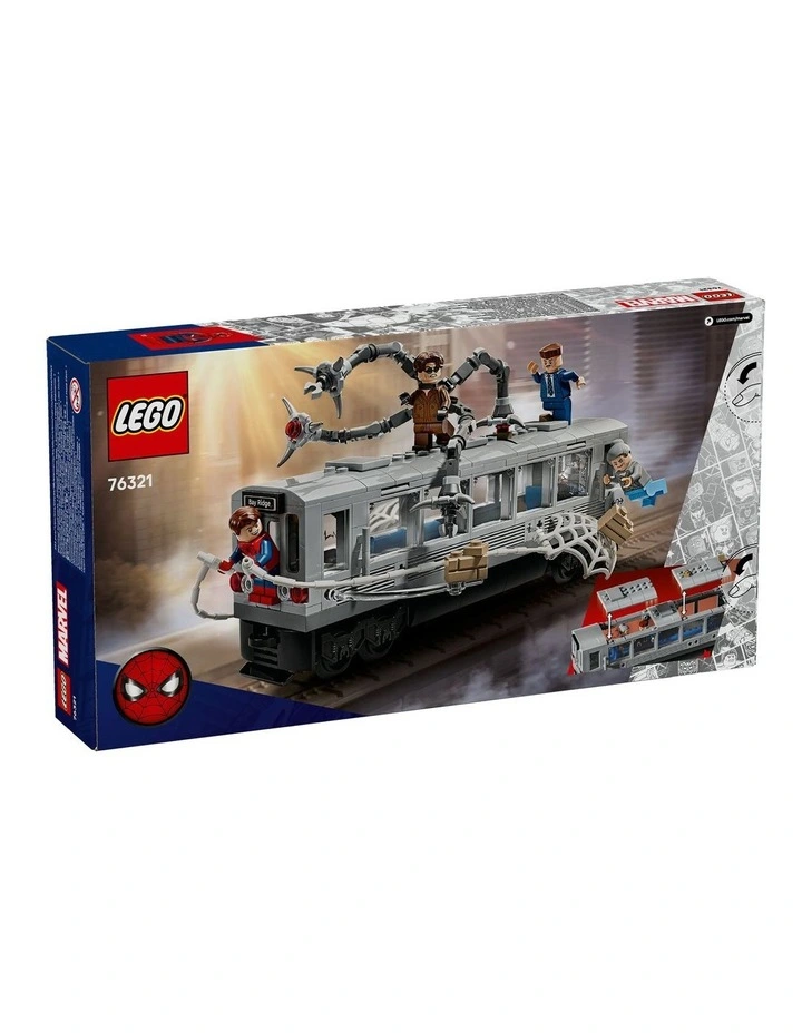 Super Heroes Marvel Spider-Man vs. Doc Ock Subway Train Scene 76321 Toy image 7