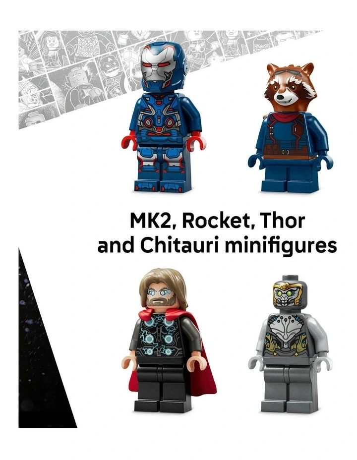 Super Heroes Marvel Avengers: Endgame Thor vs. Chitauri 76322 Toy image 5