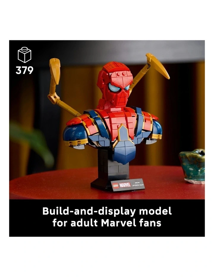 Super Heroes Marvel Iron Spider-Man Bust 76326 Toy image 2