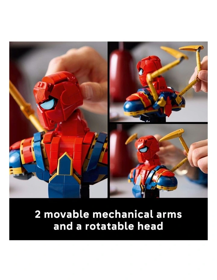 Super Heroes Marvel Iron Spider-Man Bust 76326 Toy image 4