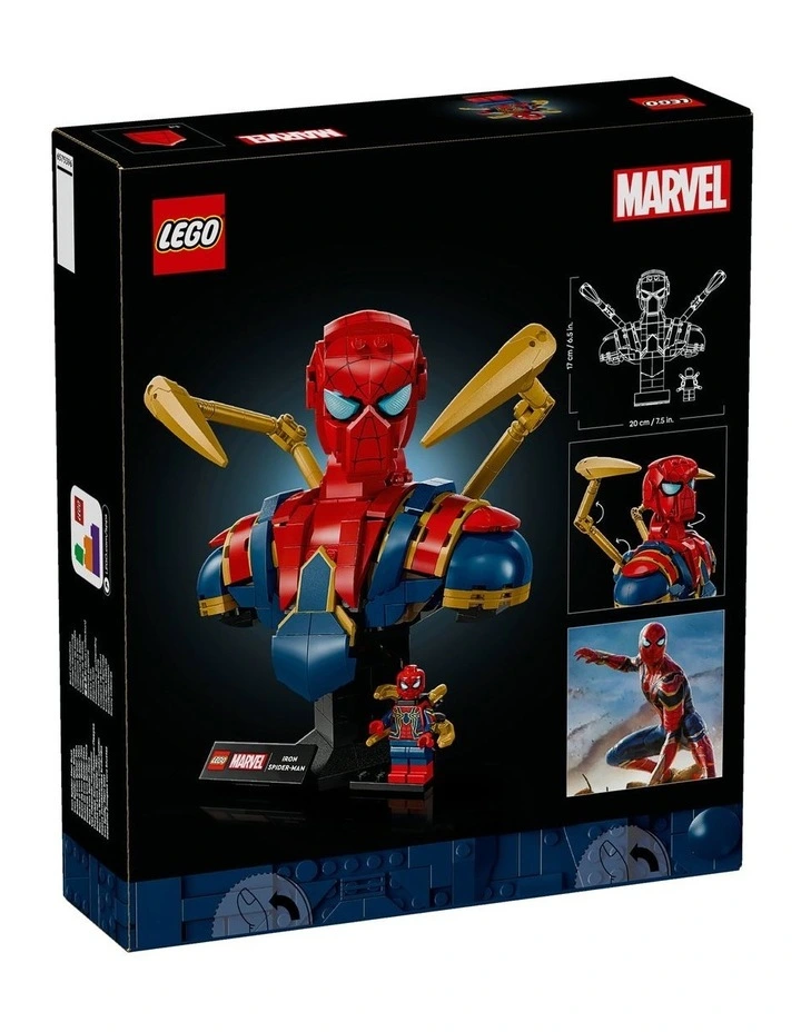 Super Heroes Marvel Iron Spider-Man Bust 76326 Toy image 7