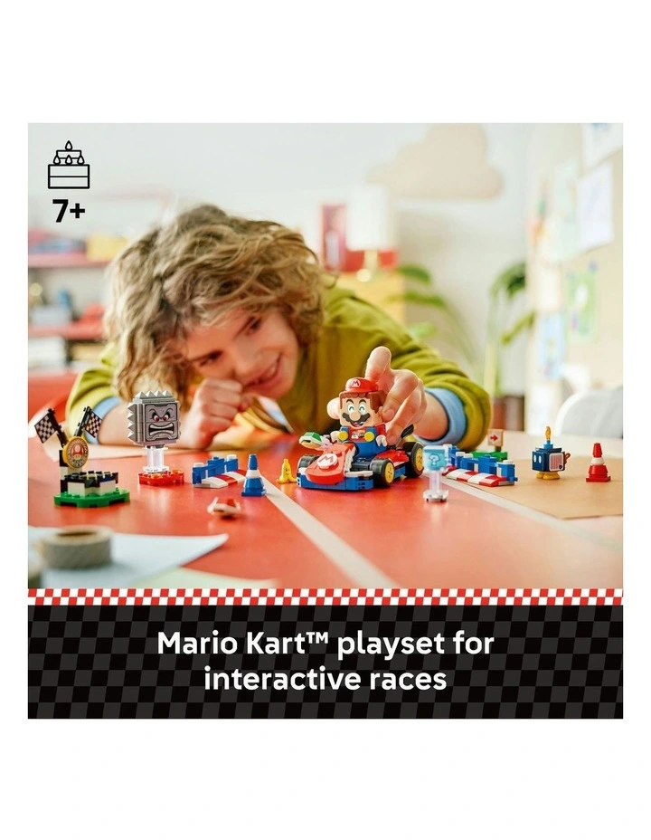 Super Mario Mario Kart Interactive Lego Mario & Standard Kart 72043 image 2