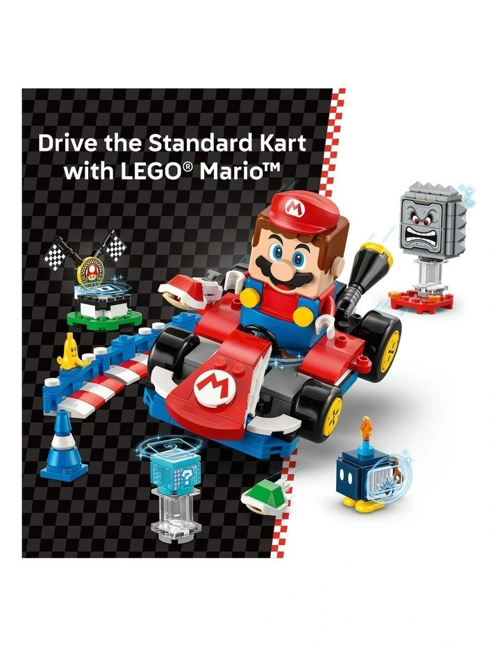 Super Mario Mario Kart Interactive Lego Mario & Standard Kart 72043 image 3