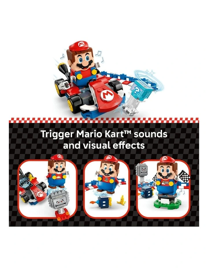 Super Mario Mario Kart Interactive Lego Mario & Standard Kart 72043 image 4