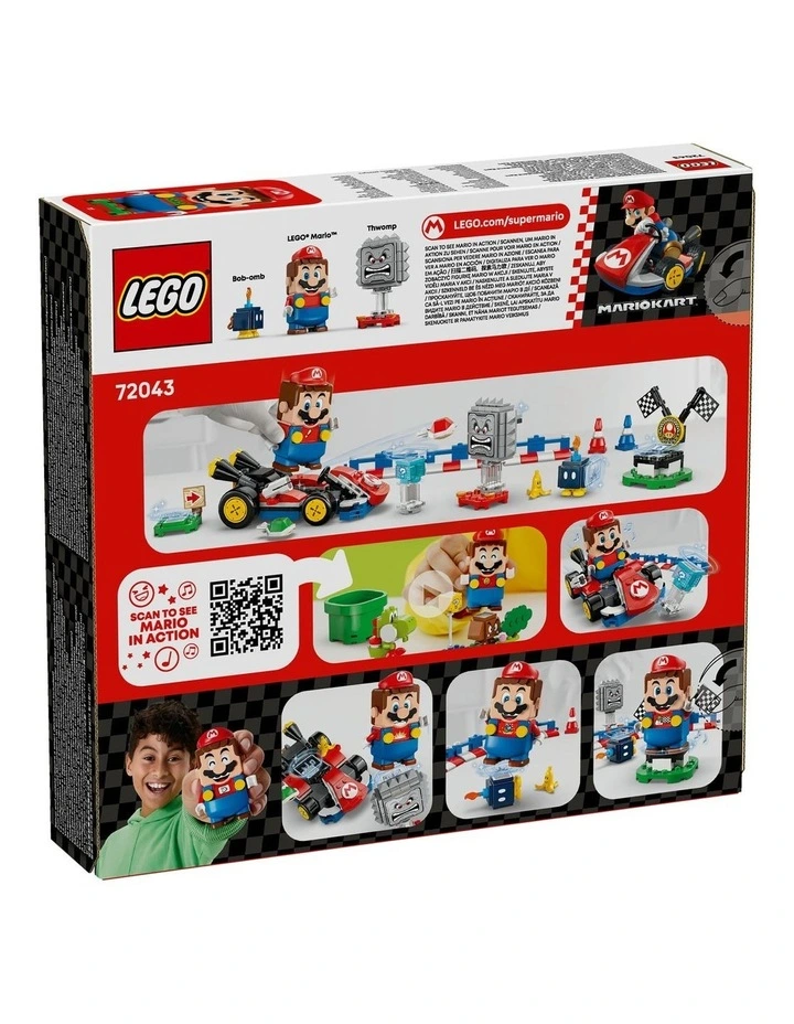 Super Mario Mario Kart Interactive Lego Mario & Standard Kart 72043 image 7