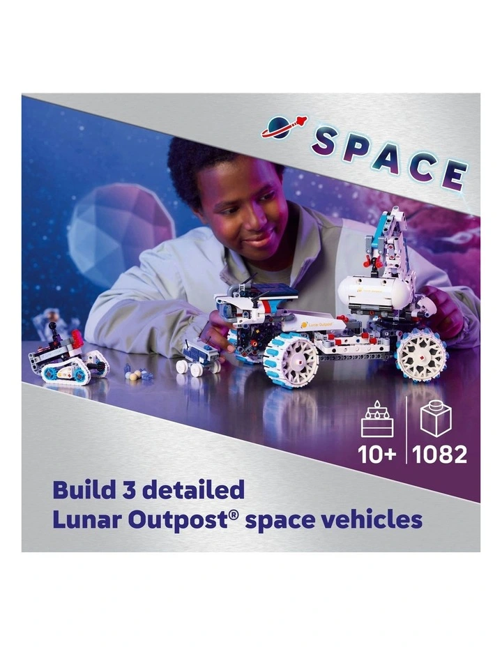 Technic Lunar Outpost Moon Rover Space Vehicle 42211 image 2