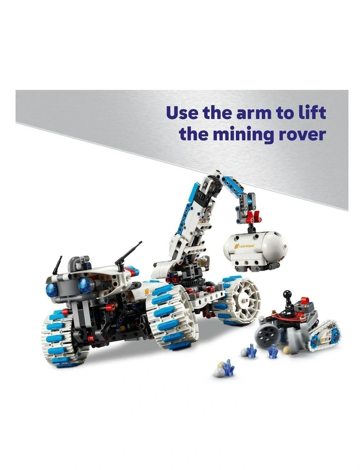 Technic Lunar Outpost Moon Rover Space Vehicle 42211 image 5