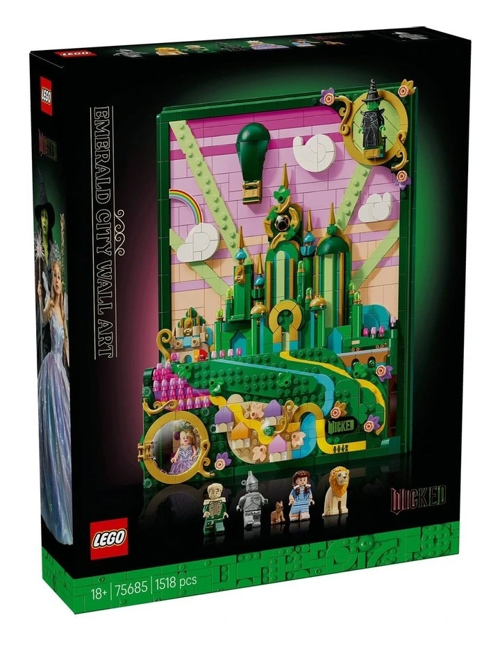 Wicked Emerald City 75685 Wall Art Set image 1