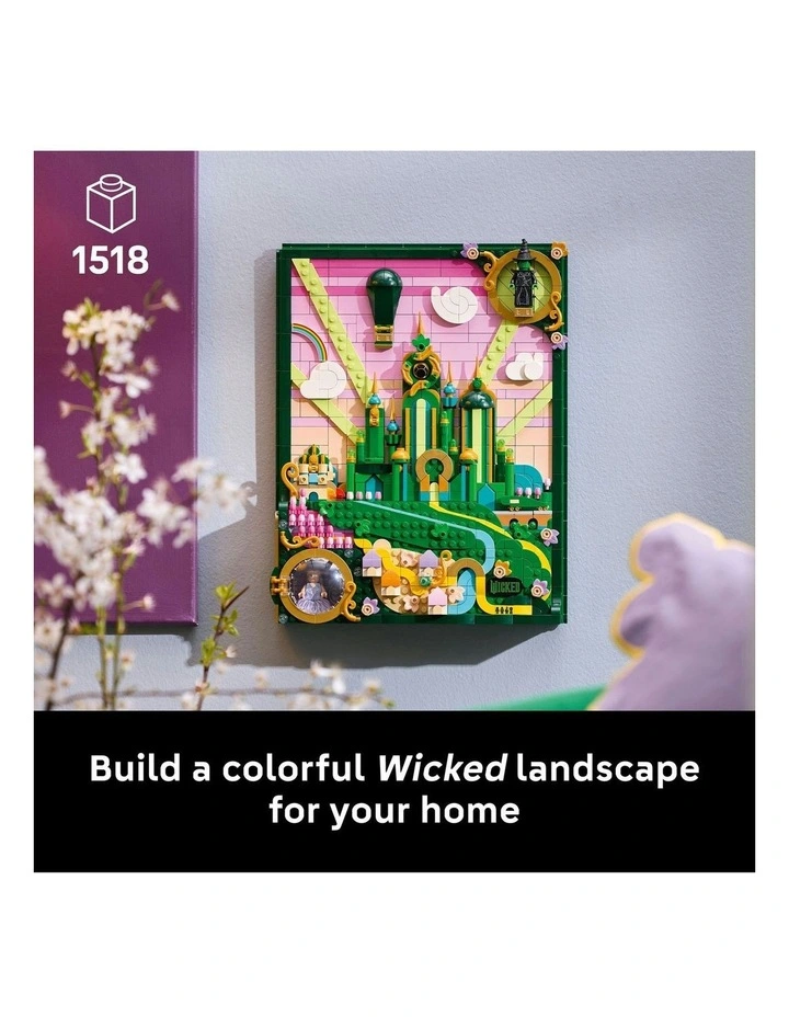 Wicked Emerald City 75685 Wall Art Set image 2