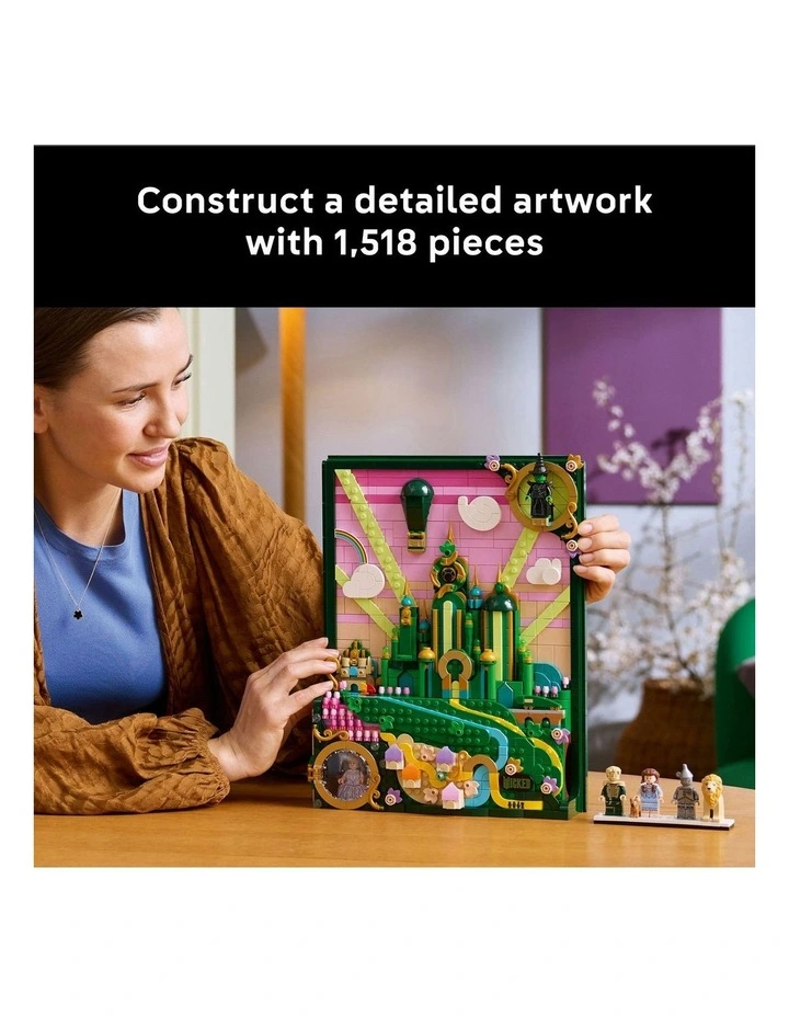 Wicked Emerald City 75685 Wall Art Set image 3