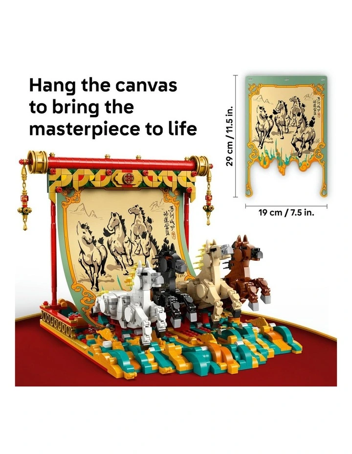 Chinese Festivals Galloping Horses Canvas 80119 image 3