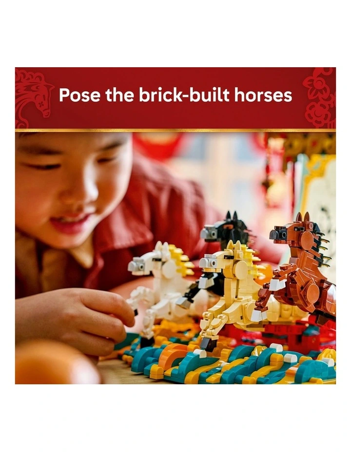 Chinese Festivals Galloping Horses Canvas 80119 image 4