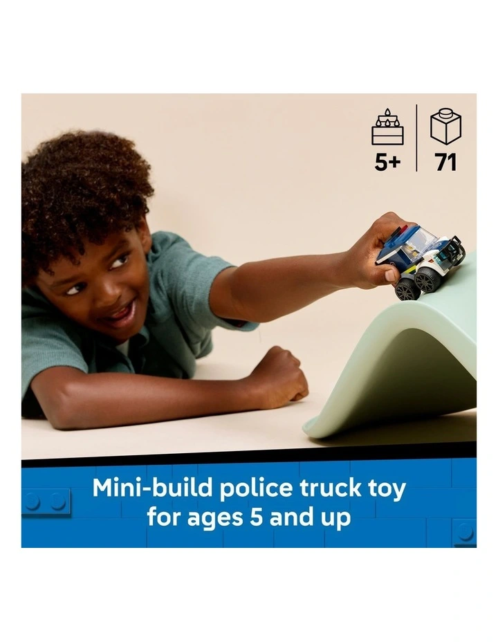 City Rides Police Truck 60481 image 2