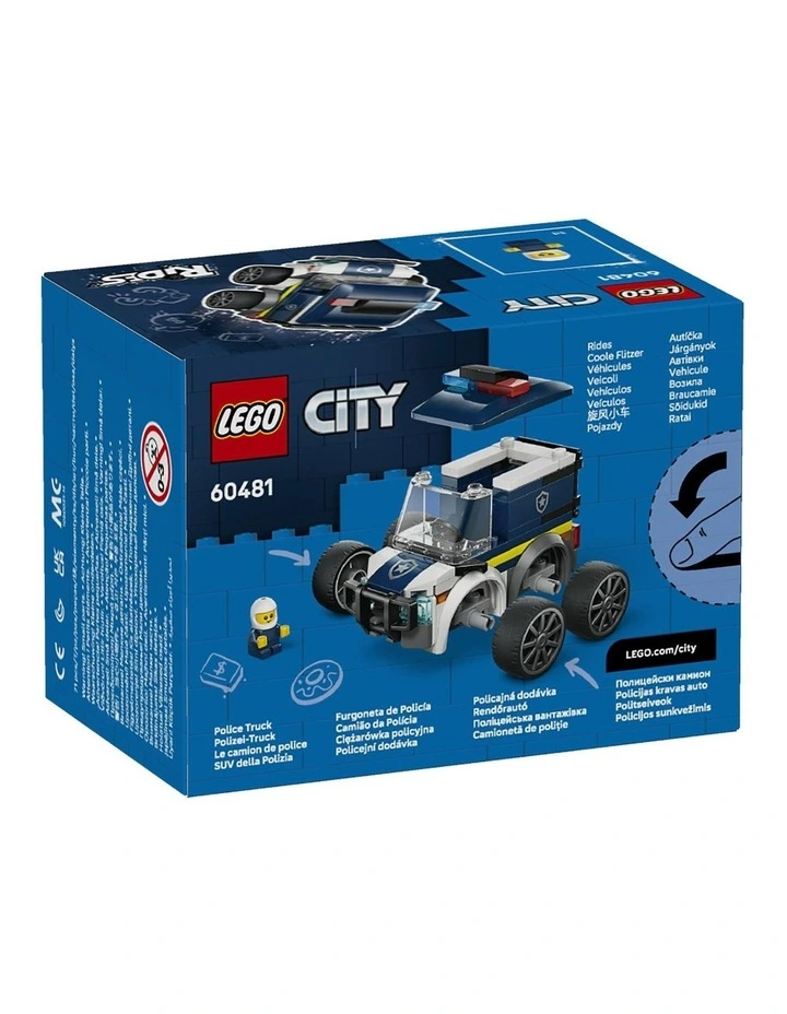 City Rides Police Truck 60481 image 7