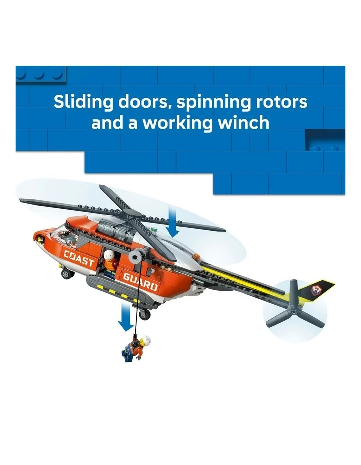 City Coast Guard Helicopter 60503 image 3