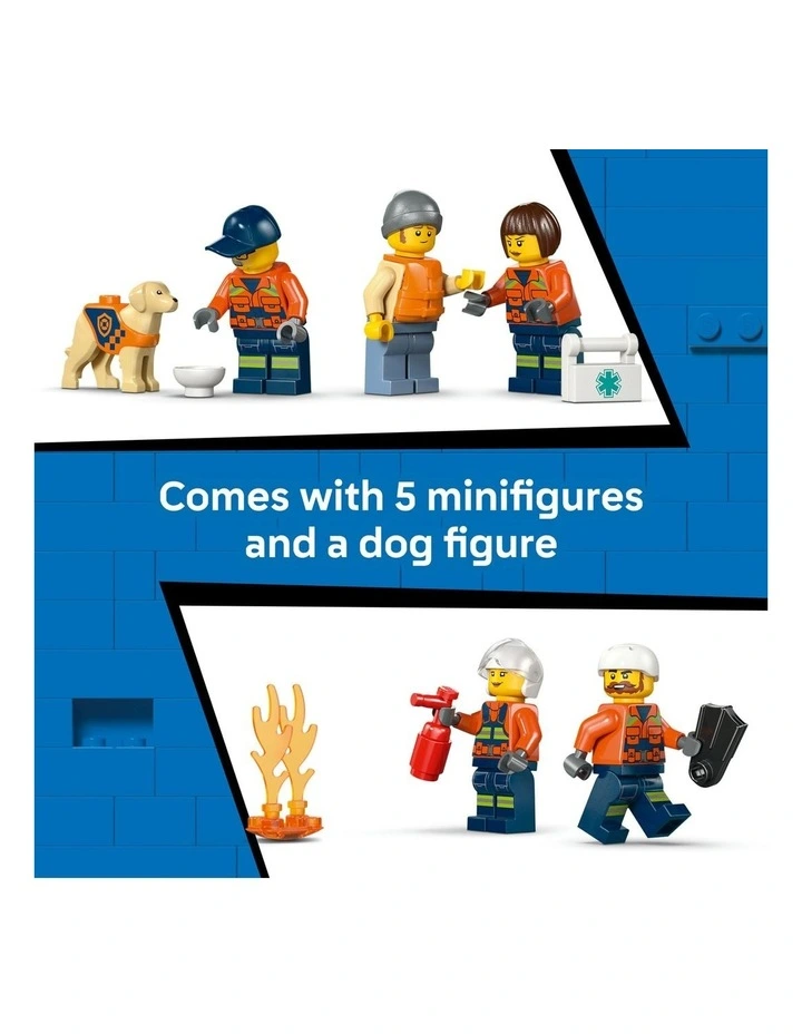 City Coast Guard Rescue Boat And Helicopter 60504 image 6