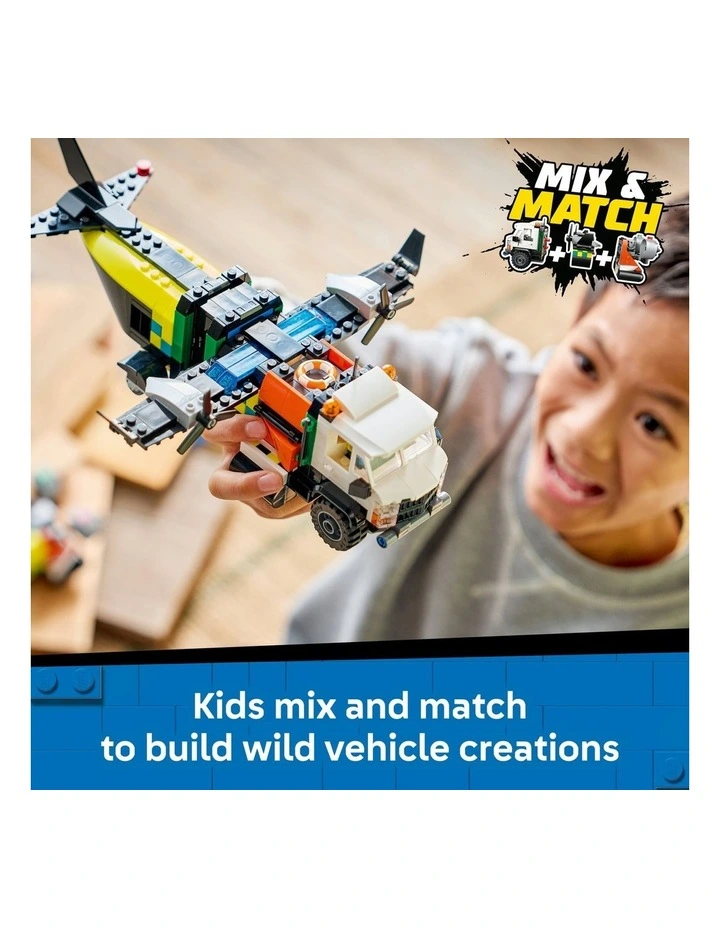 City Airplane Service Truck And Hovercraft Remix 60505 image 5