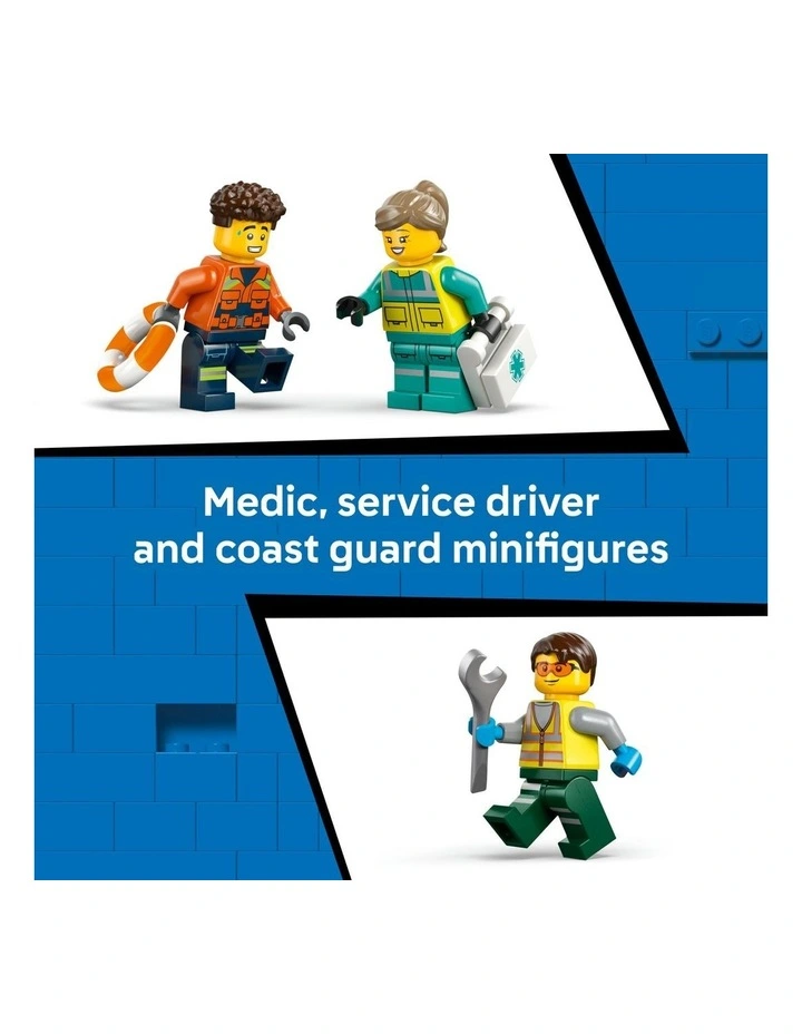 City Airplane Service Truck And Hovercraft Remix 60505 image 6