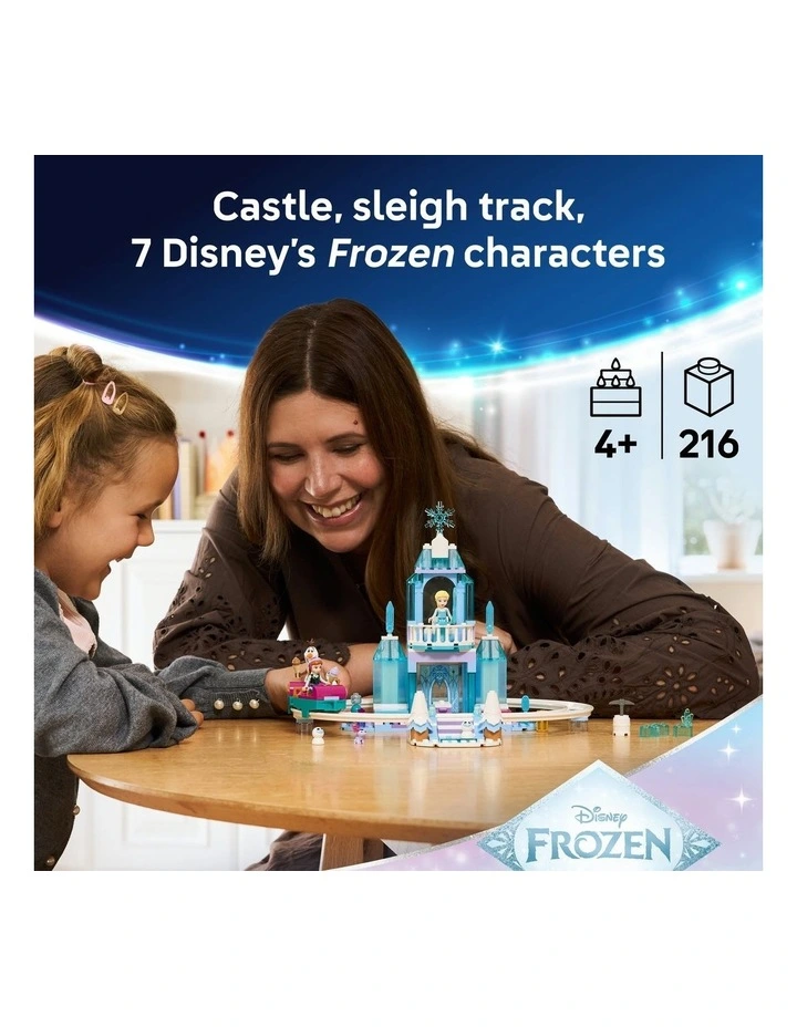Disney Princess Elsa's Ice Castle And Snow Ride Adventure 43281 image 2