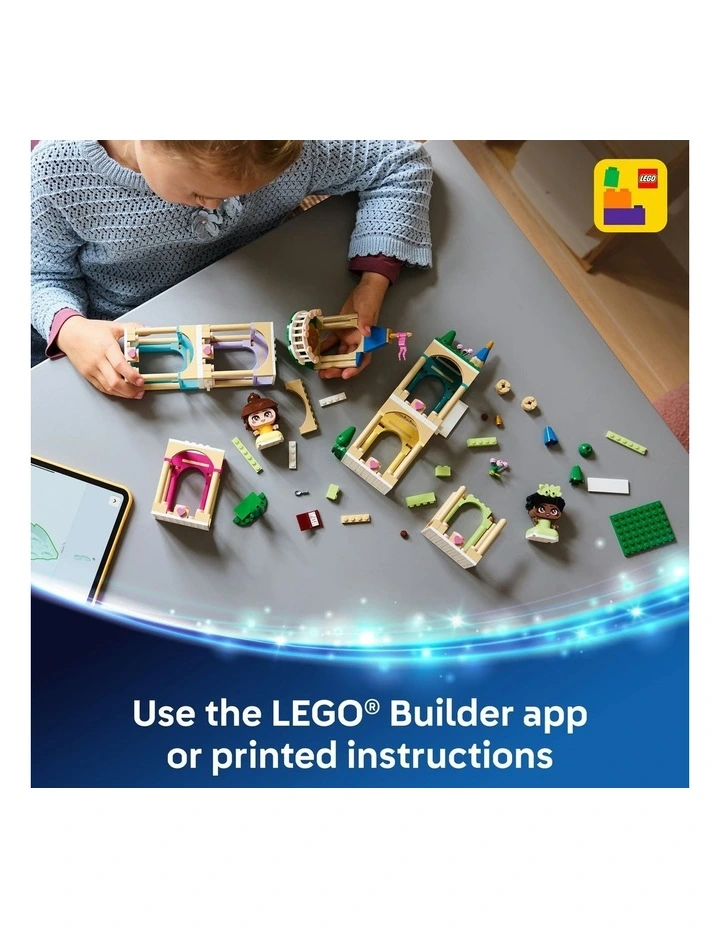 Disney Mini Belle And Tiana with Castle 43291 image 6