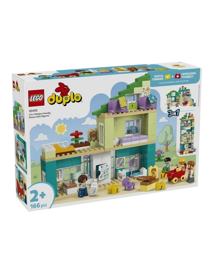 Duplo Town 3 in 1 Modern Family House with Figures 10470 image 1