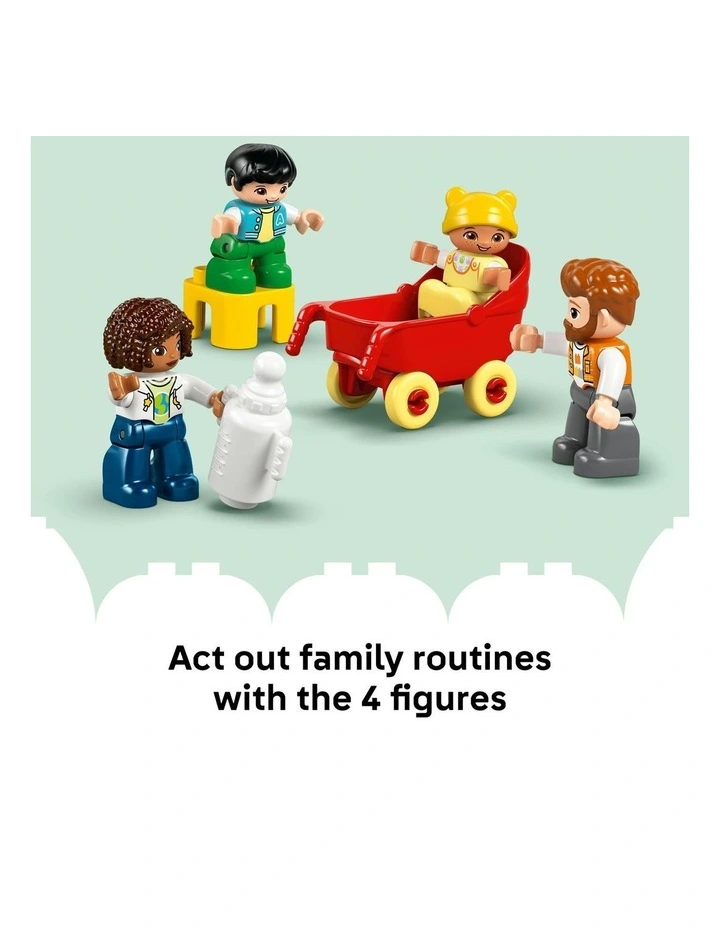 Duplo Town 3 in 1 Modern Family House with Figures 10470 image 6