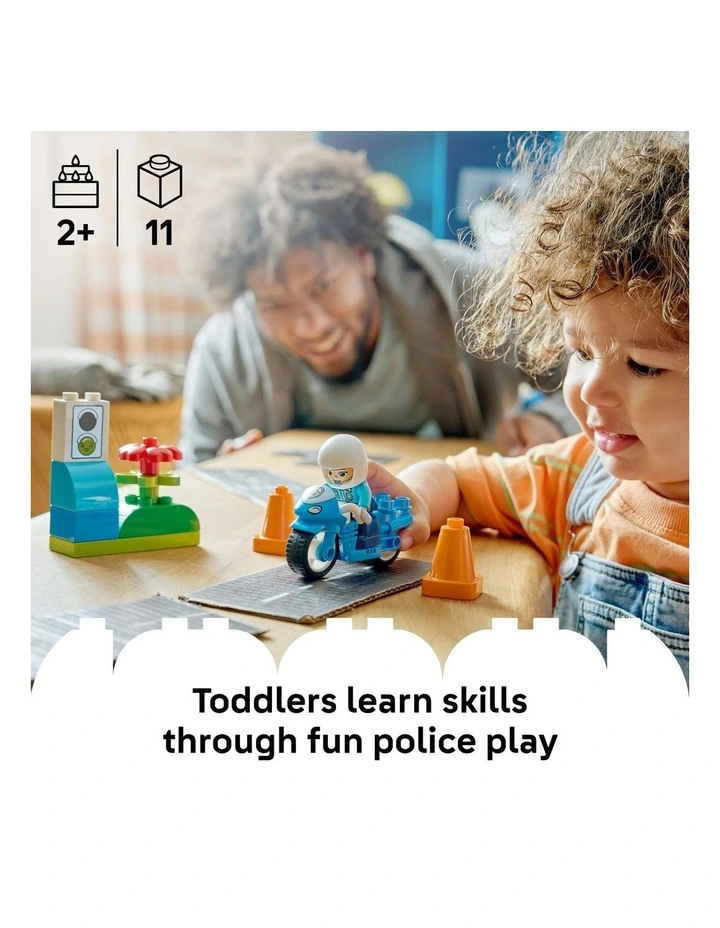 Duplo Town Police Motorcycle 10471 image 2