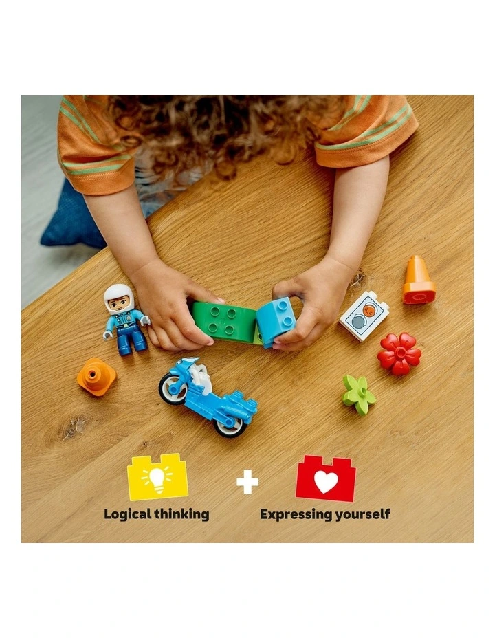 Duplo Town Police Motorcycle 10471 image 3