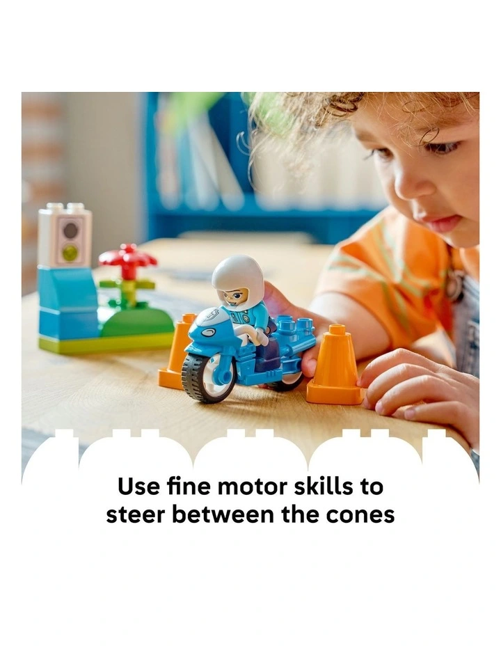 Duplo Town Police Motorcycle 10471 image 5