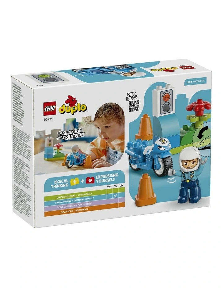 Duplo Town Police Motorcycle 10471 image 7