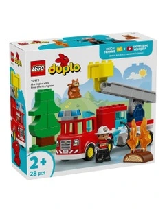 Duplo Town Fire Engine With Hose And Firefighter 10473