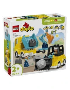 Duplo Town 3 in 1 Construction Vehicles 10475