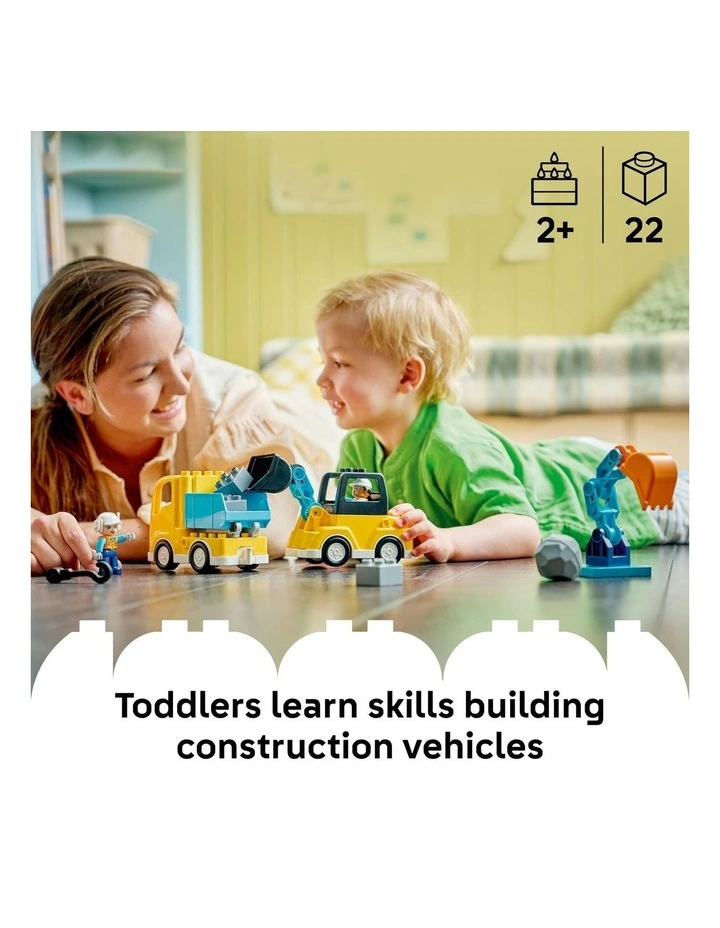 Duplo Town 3 in 1 Construction Vehicles 10475 image 2