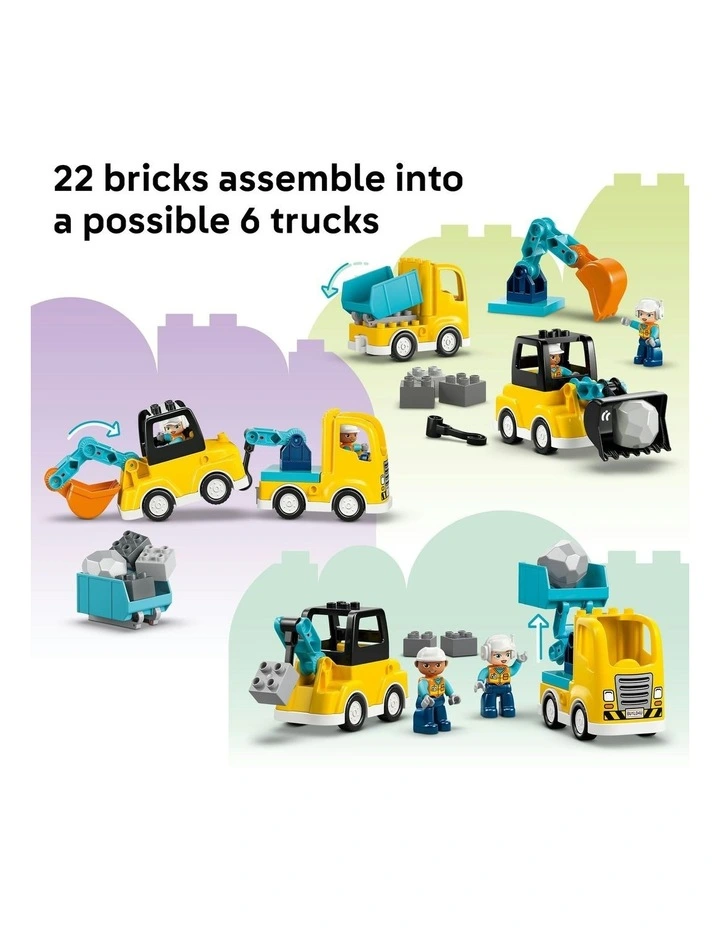 Duplo Town 3 in 1 Construction Vehicles 10475 image 4