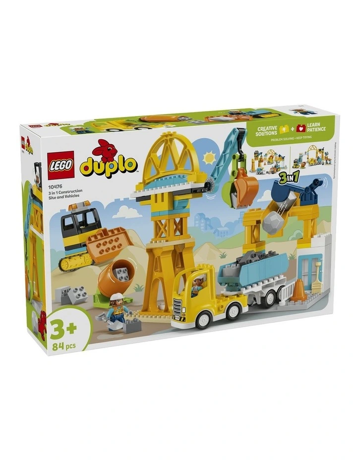 Duplo Town 3 in 1 Construction Site and Vehicles 10476 image 1