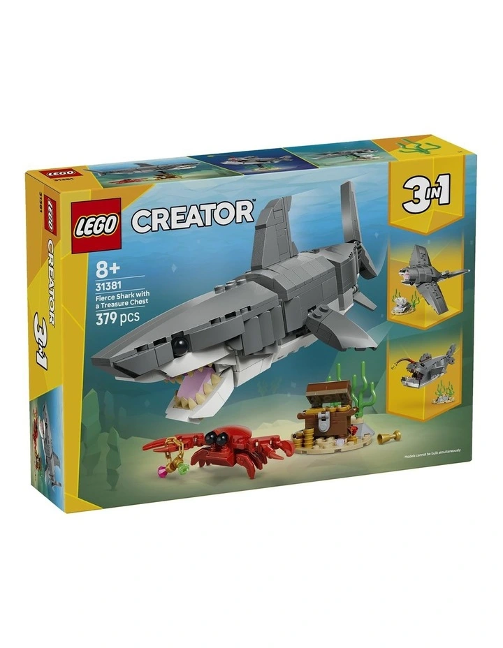 Creator Fierce Shark With A Treasure Chest 31381 image 1