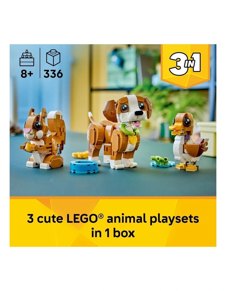 Creator Cute Animals Playful Puppy Dog 31382 image 2