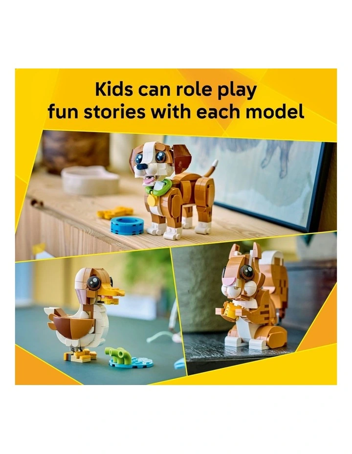 Creator Cute Animals Playful Puppy Dog 31382 image 3