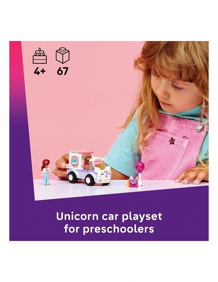 Friends Unicorn Cake Delivery Car 42675 image 2