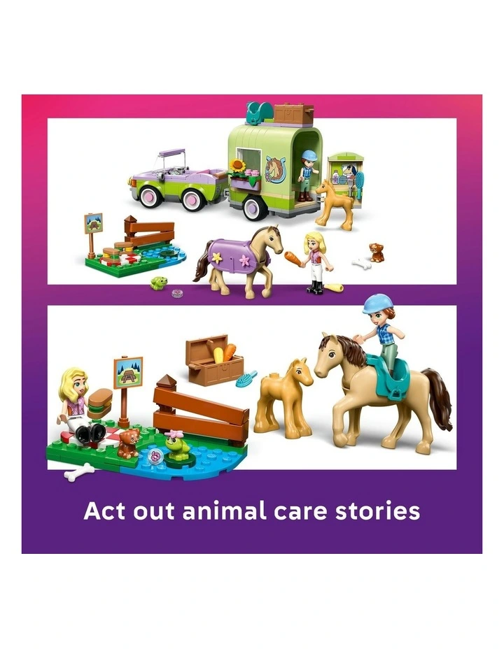 Friends Horse And Baby Foal Trailer 42695 image 4