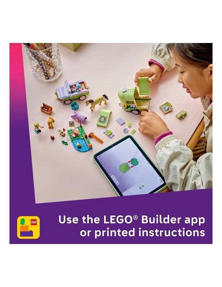 Friends Horse And Baby Foal Trailer 42695 image 6