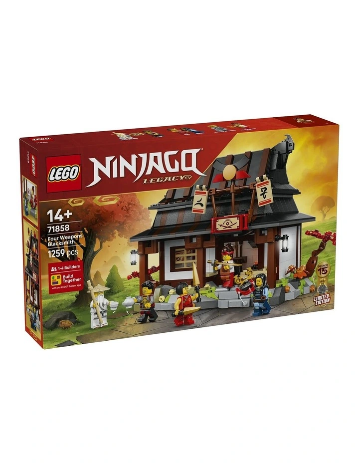 Ninjago Four Weapons Blacksmith 15th Anniversary 71858 image 1