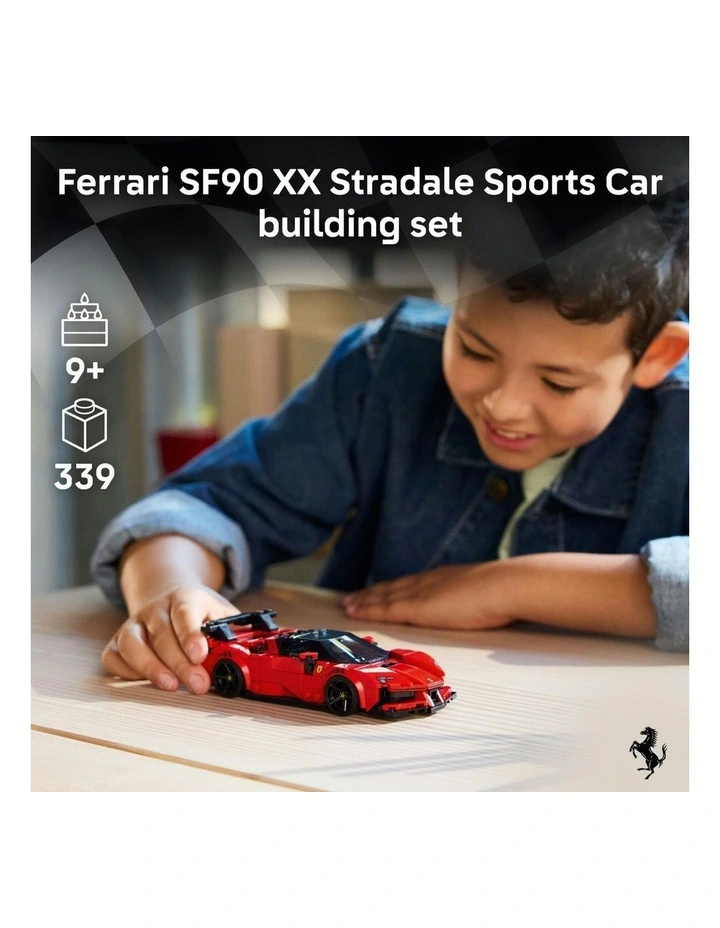 Speed Champions Ferrari SF90 XX Stradale Sports Car 77254 image 2