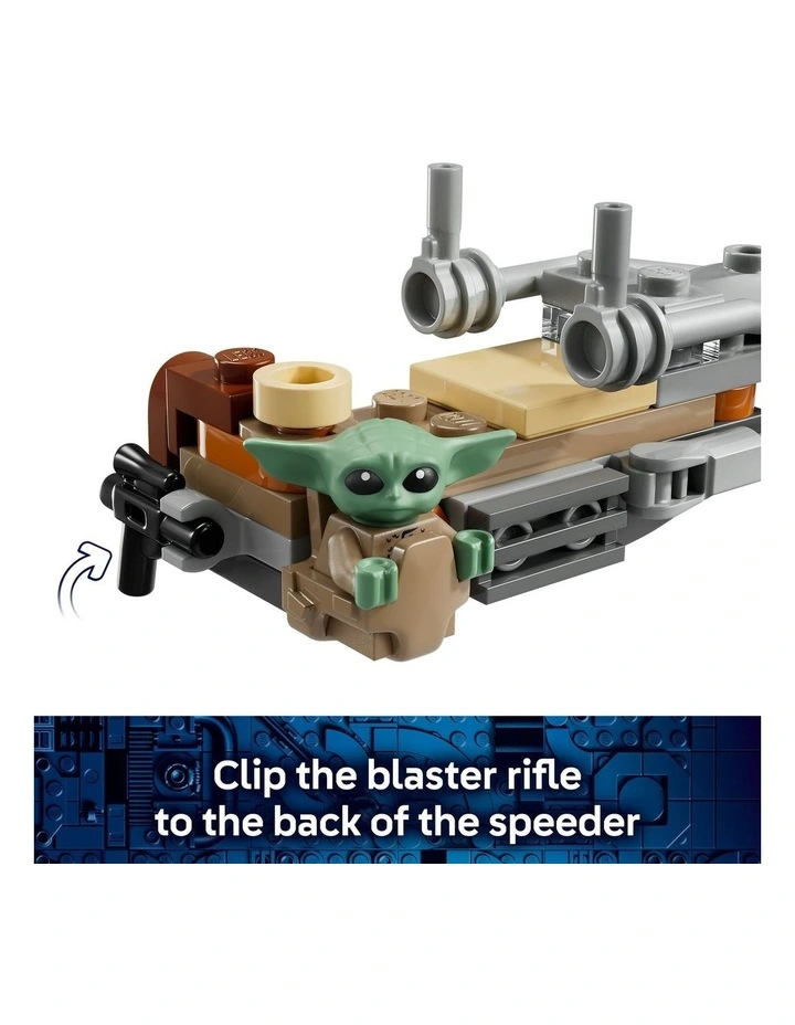 Star Wars The Mandalorian And Grogu's Speeder Bike 75436 image 3