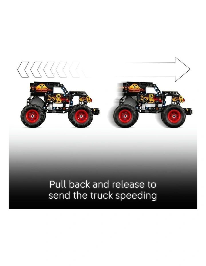 Technic Monster Jam Grave Digger Fire and Ice 42219 image 3