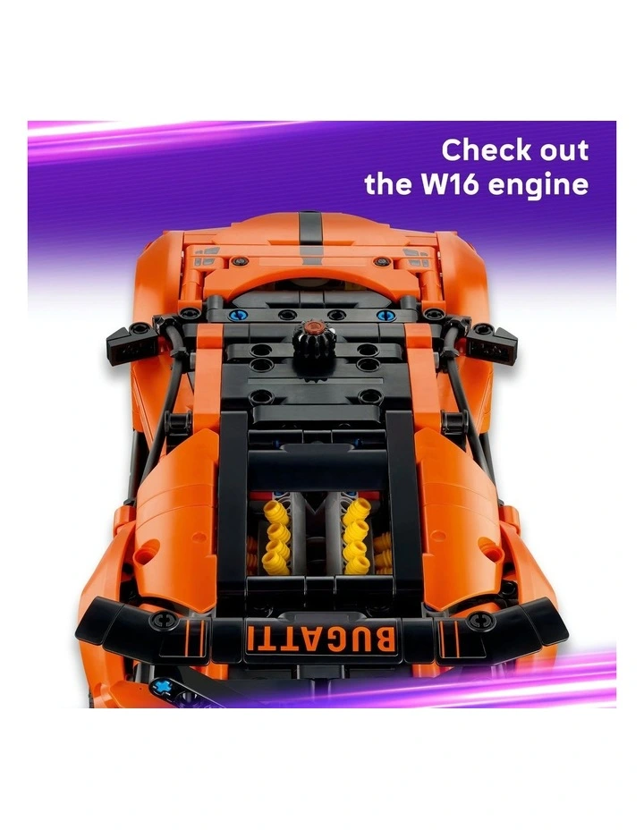 Technic Bugatti Chiron Pur Sport Hypercar 42222 image 4