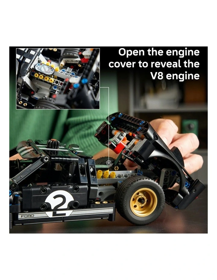 Technic 1966 Ford GT40 MKII Race Car 42223 image 4
