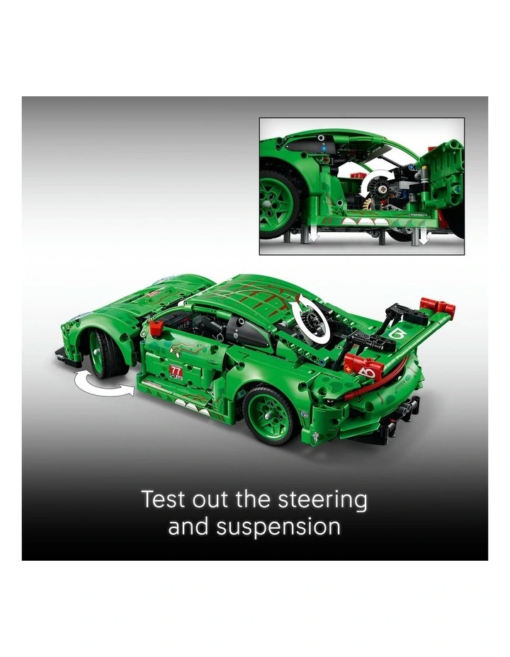 Technic Porsche 911 GT3 R REXY AO Racing Car 42224 image 3