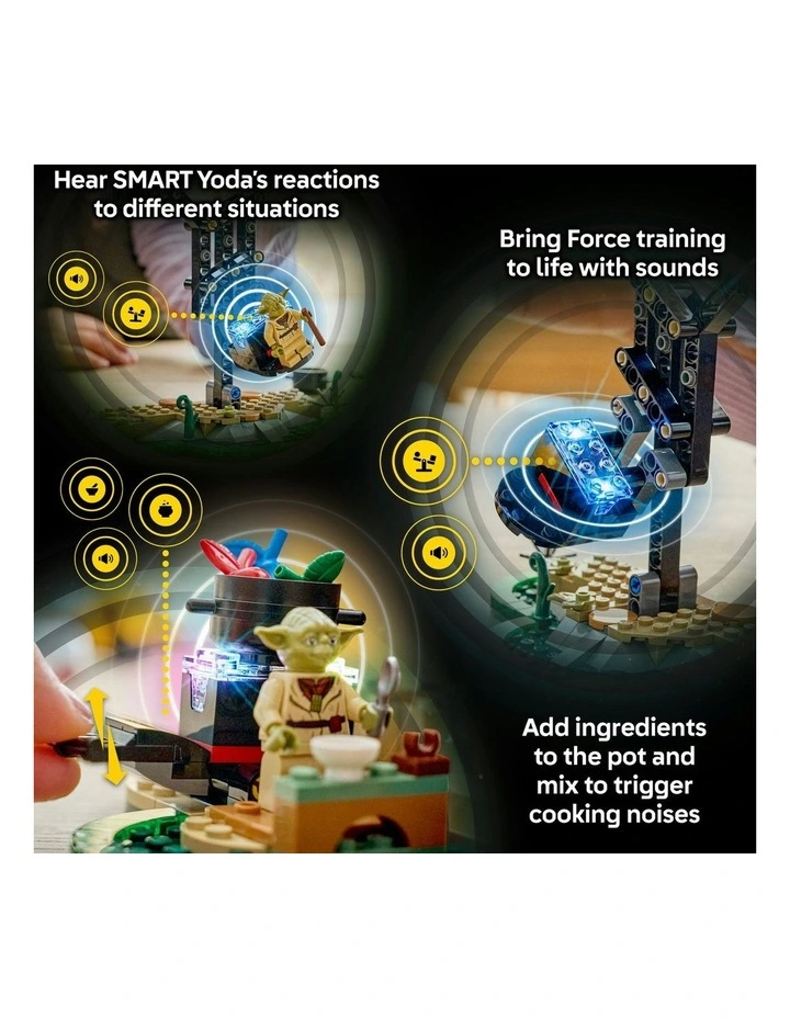 Star Wars Tm Smart Play Yoda's Hut And Jedi Training 75422 image 6
